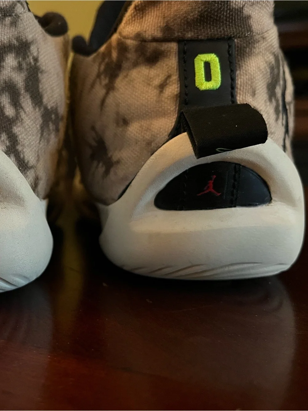 Nike Jordan Tatum1 Kids Beige and Black Knit Sneakers
